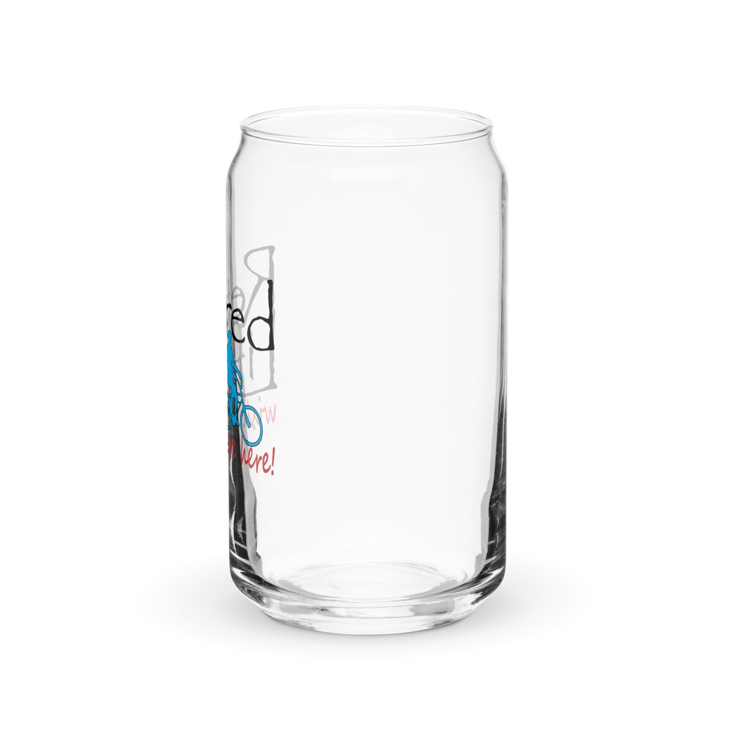 Can-shaped glass Beach Cruiser Man