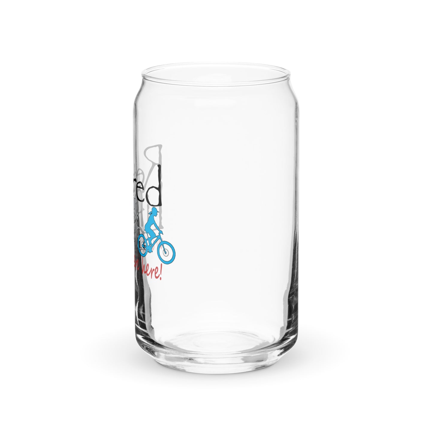 Can-shaped glass Mountain Bike Couple