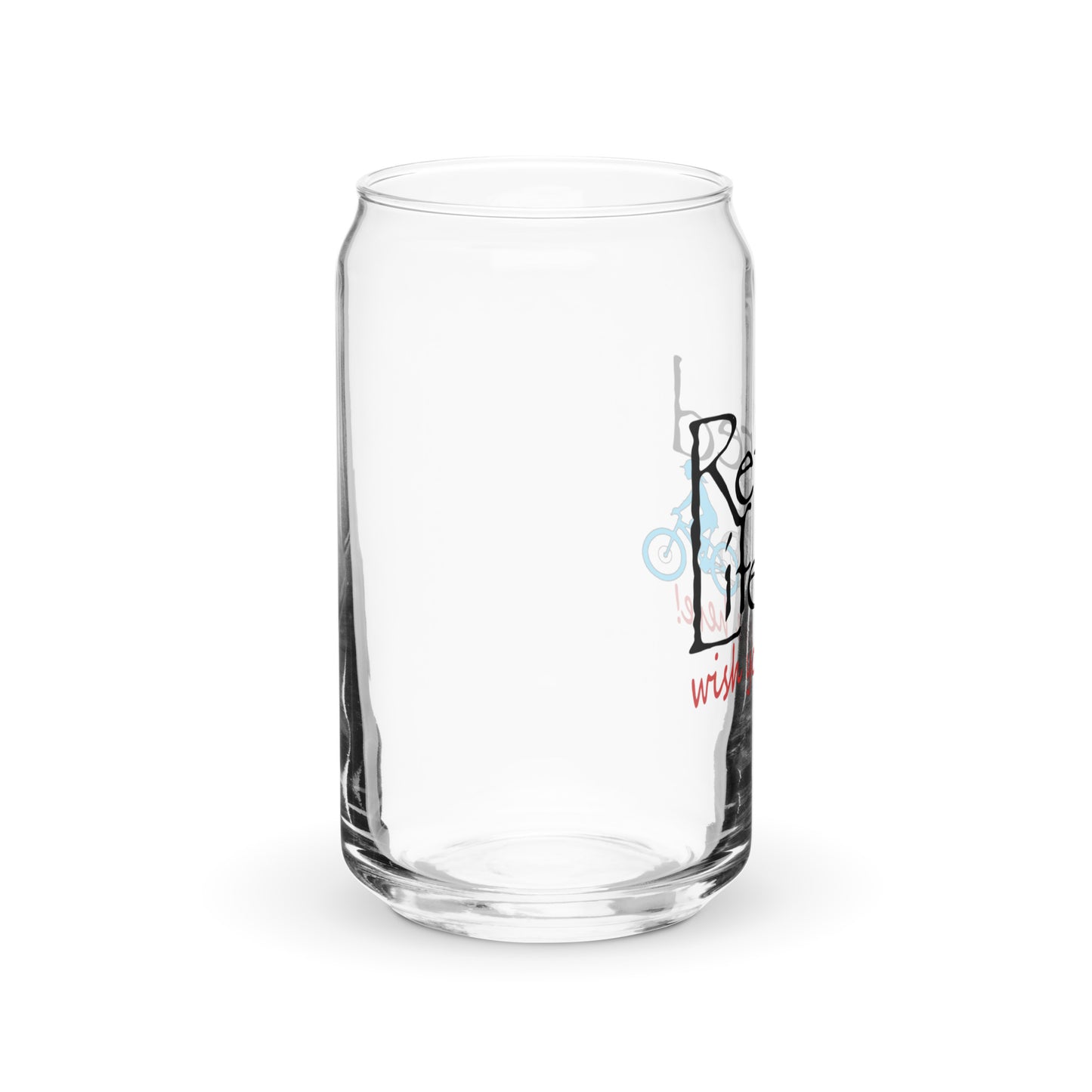 Can-shaped glass Mountain Bike Couple