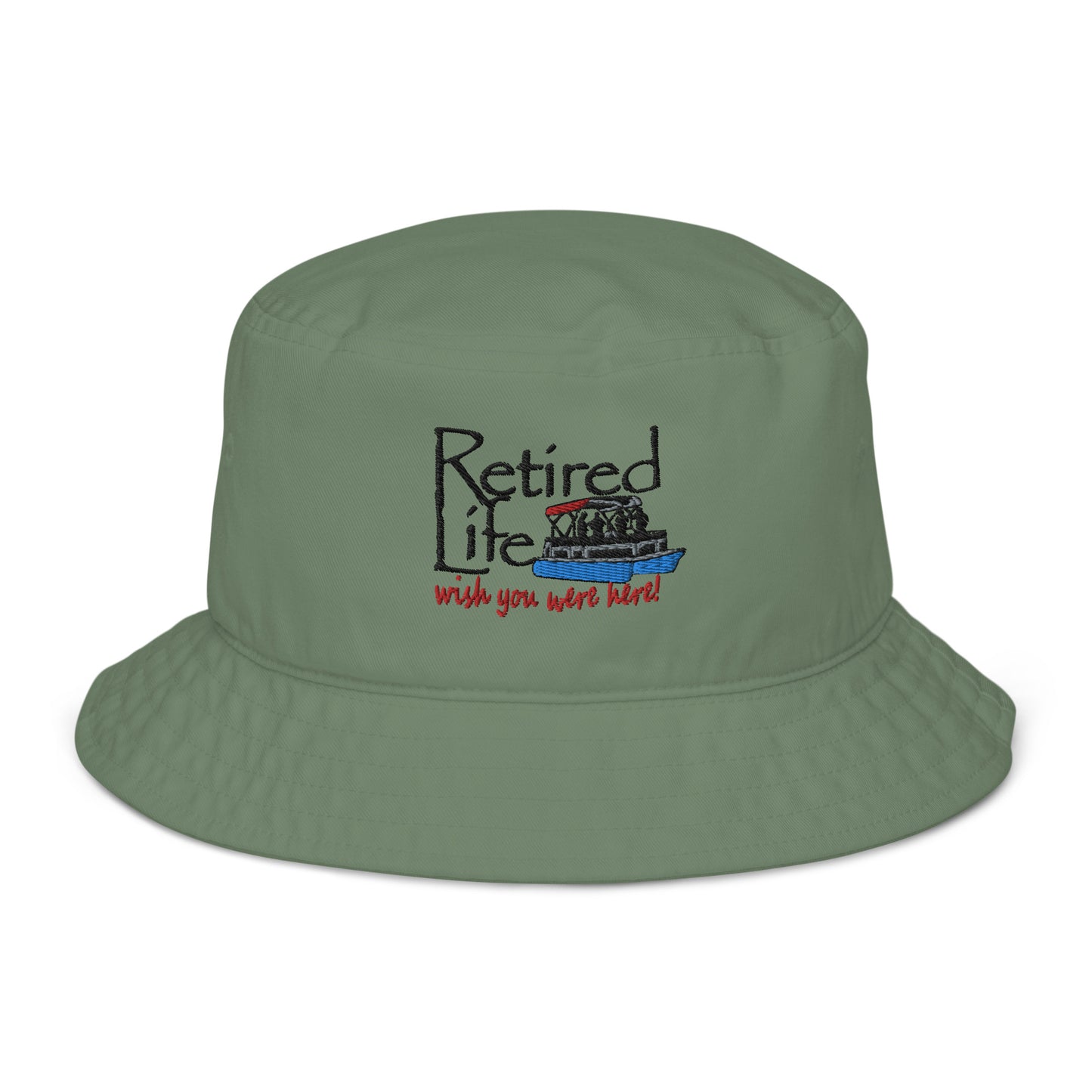 Organic bucket hat Pontoon Boat
