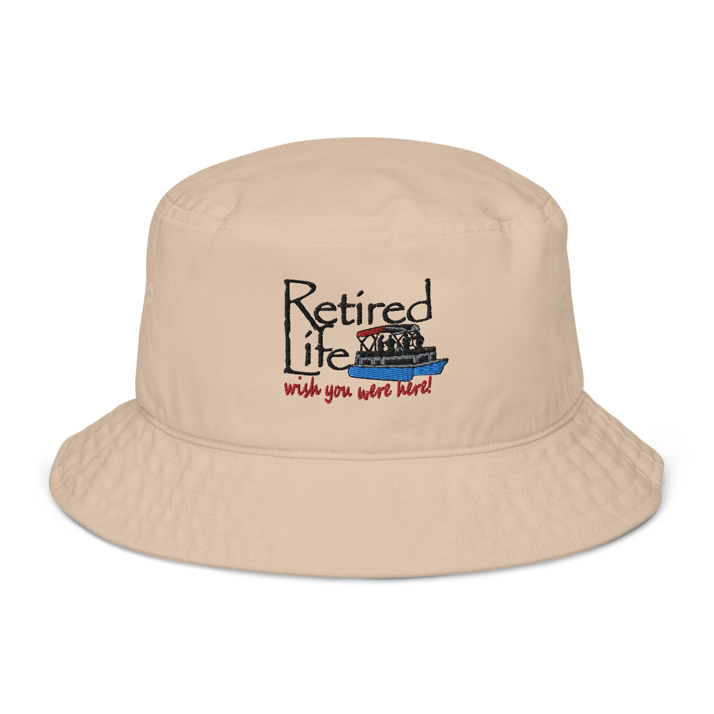 Organic bucket hat Pontoon Boat