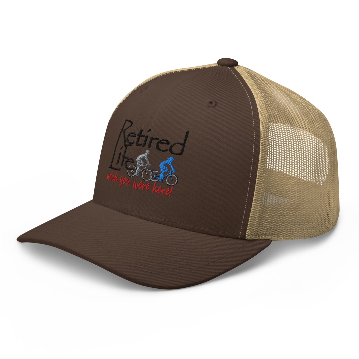 Trucker Cap Road Bike Couple