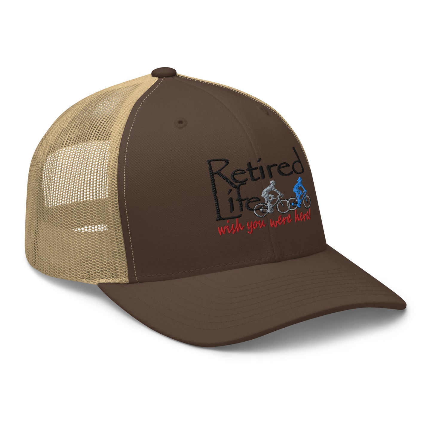 Trucker Cap Road Bike Couple