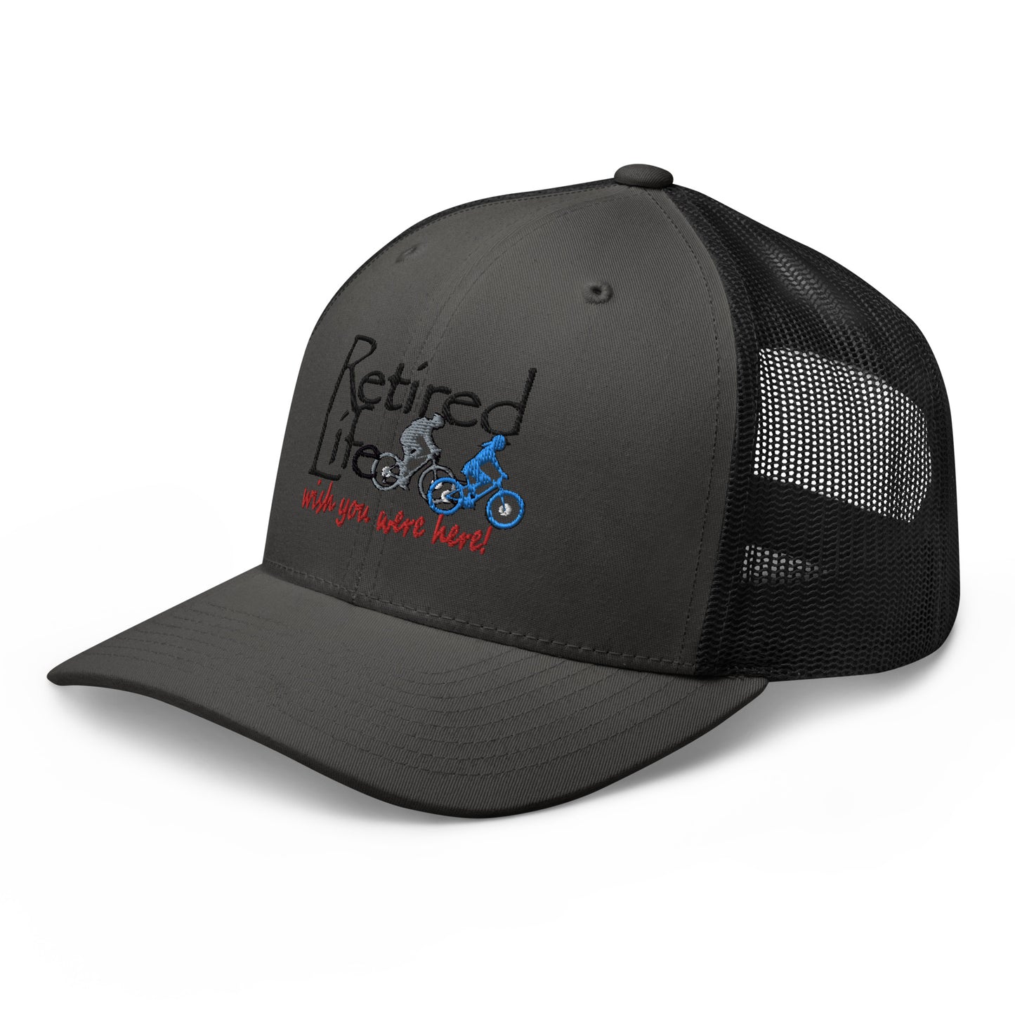 Trucker Cap Mountain Bike Couple