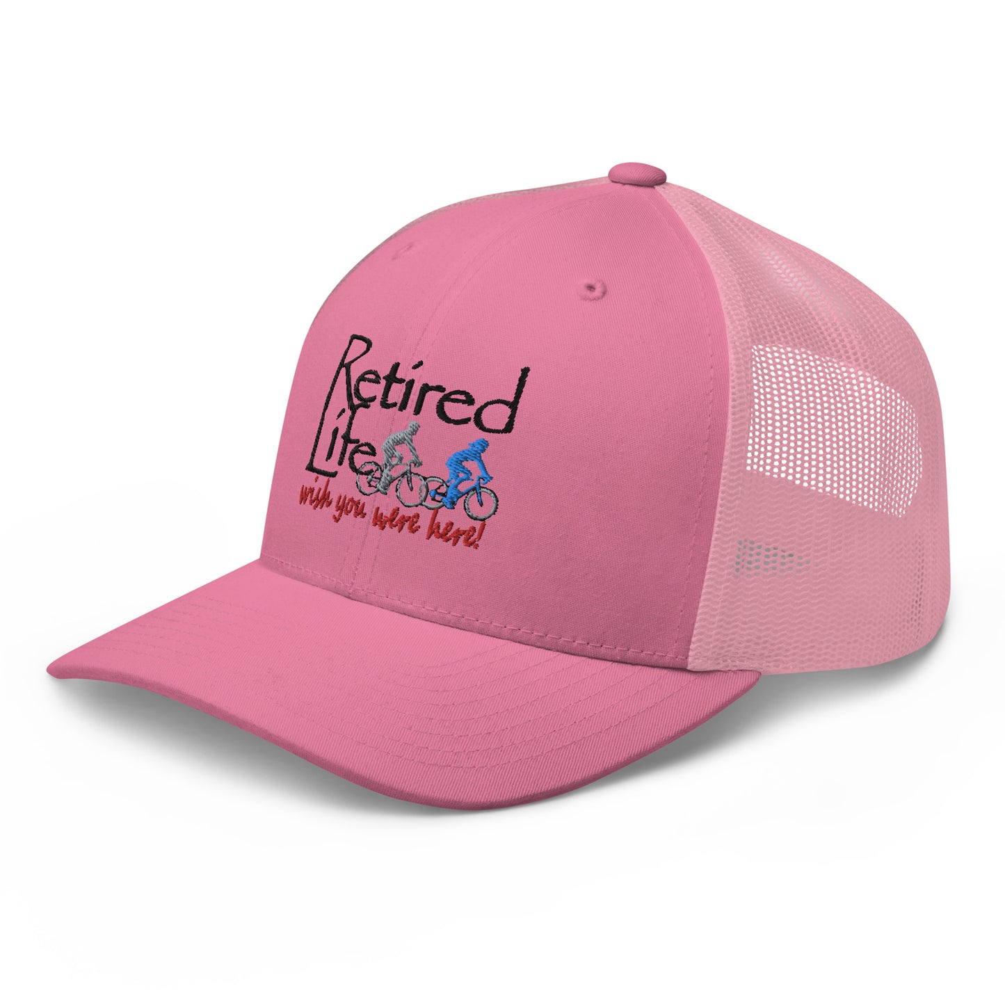 Trucker Cap Road Bike Couple