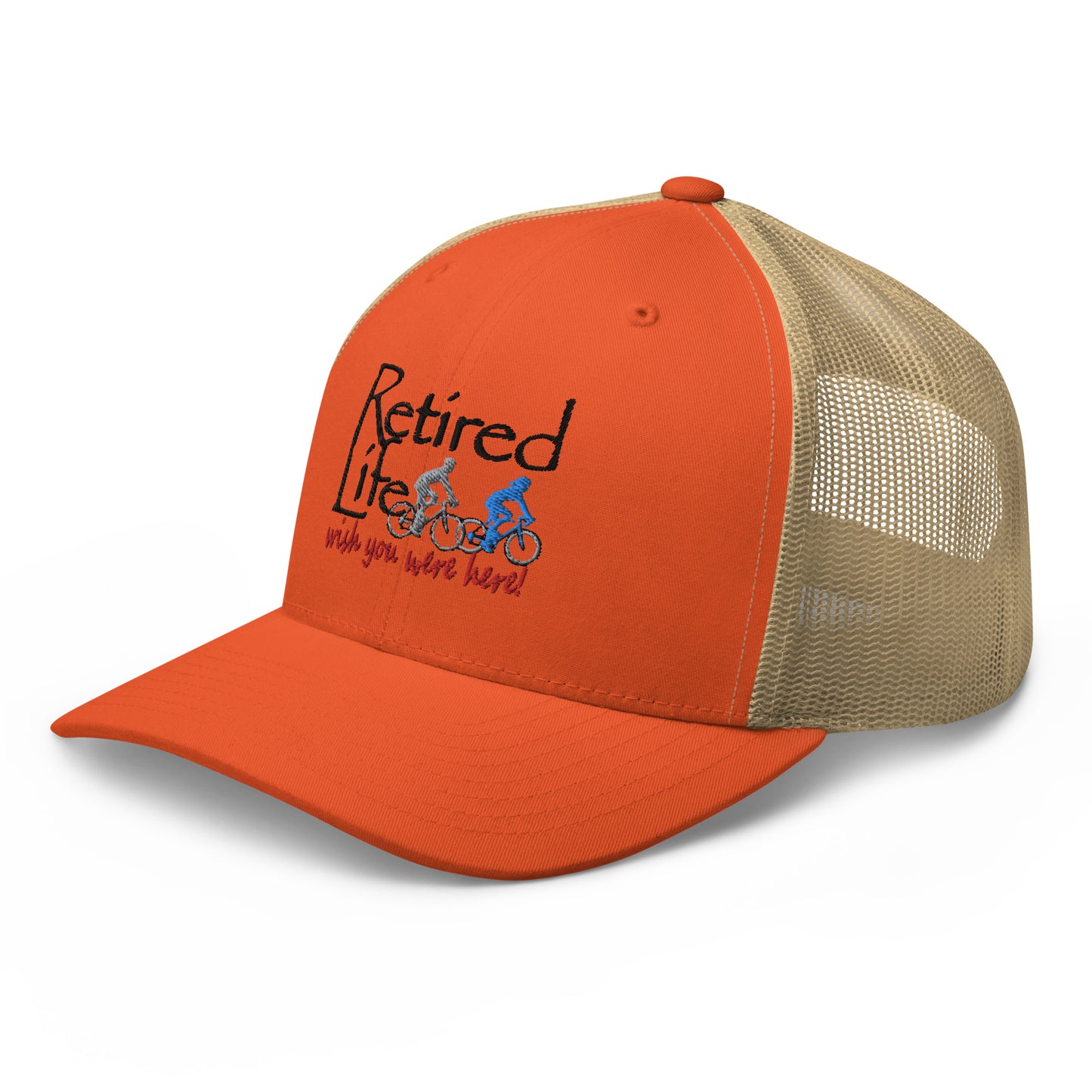 Trucker Cap Road Bike Couple
