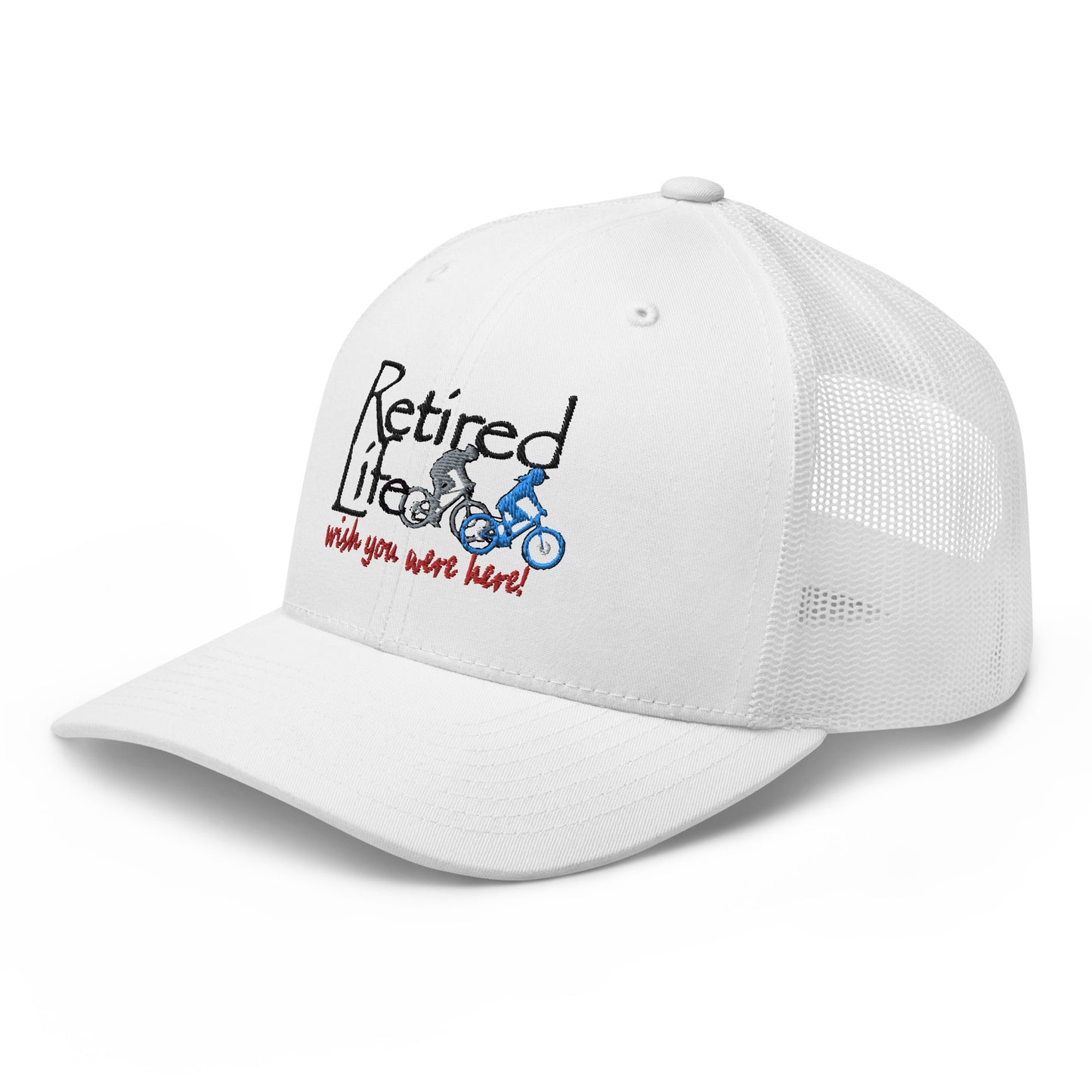 Trucker Cap Mountain Bike Couple