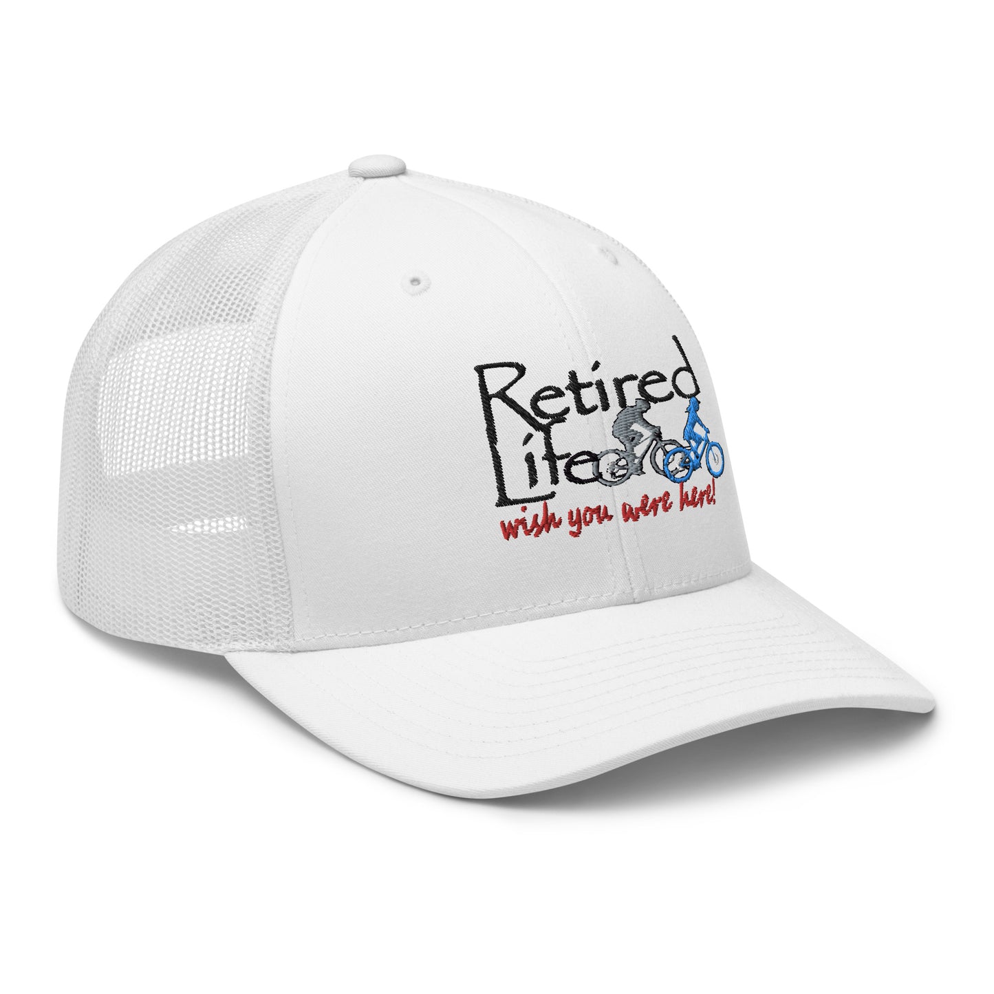 Trucker Cap Mountain Bike Couple