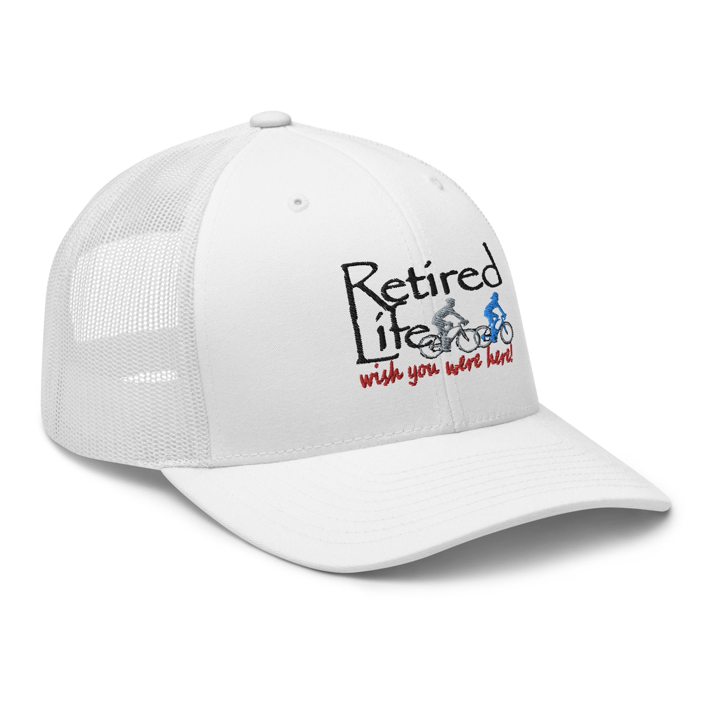 Trucker Cap Road Bike Couple