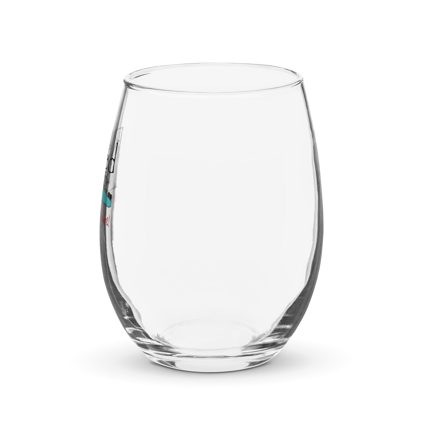 Stemless wine glass Center Console Boat