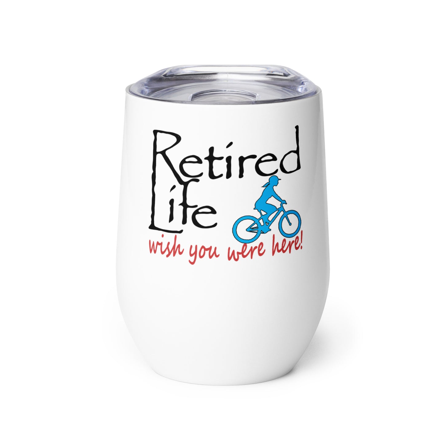 Wine tumbler Mountain Bike Lady