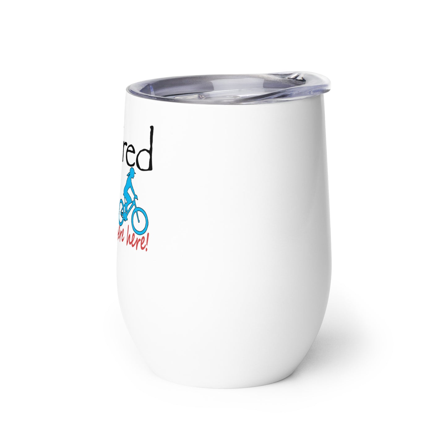 Wine tumbler Mountain Bike Lady