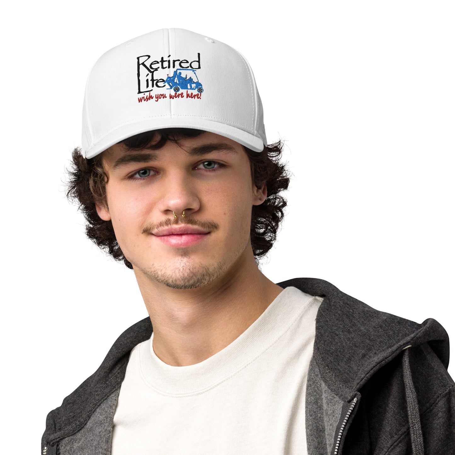 adidas performance cap Golf Cart Couple