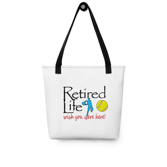 Tote bag Man Tennis