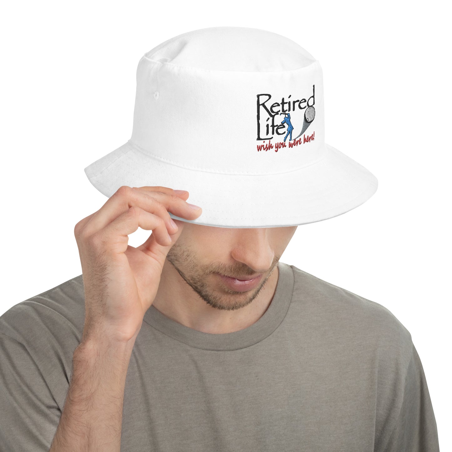 Bucket Hat Lady Golfer