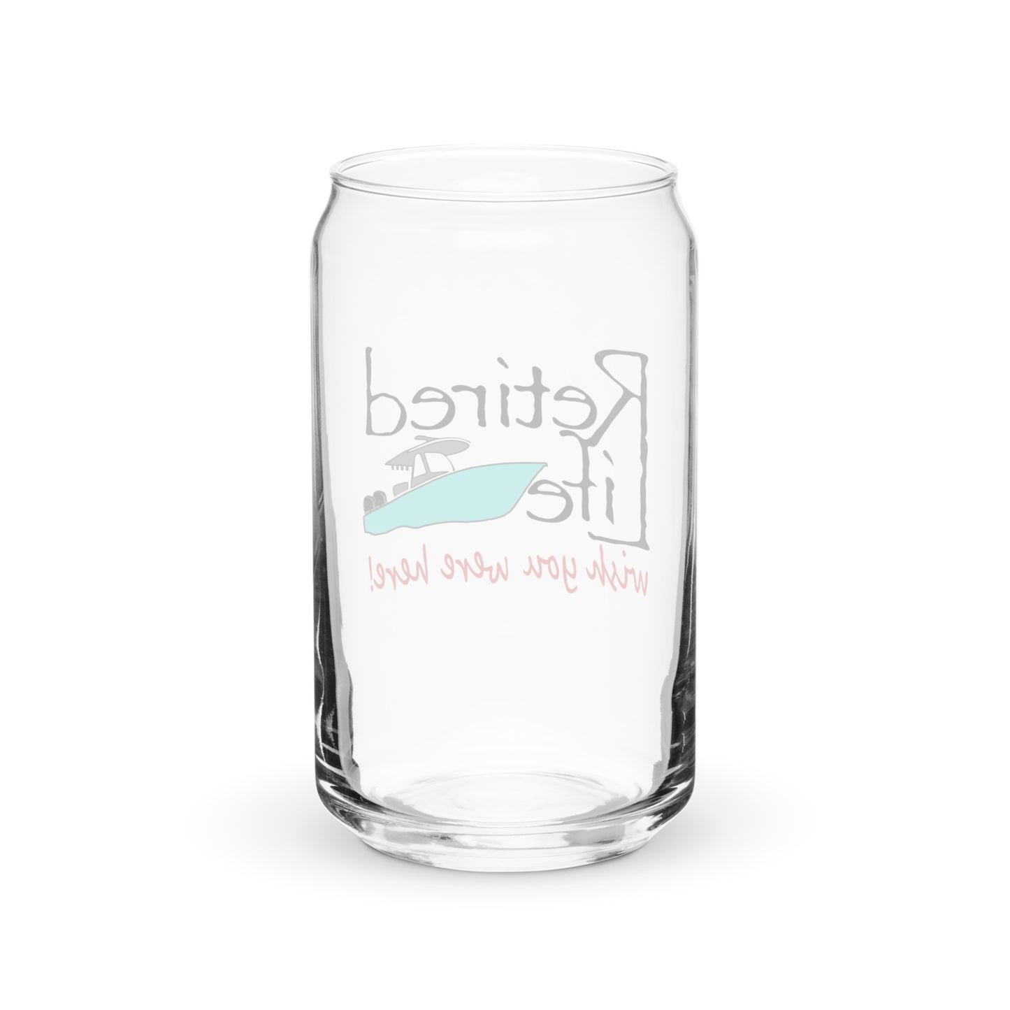 Can-shaped glass Center Console Boat