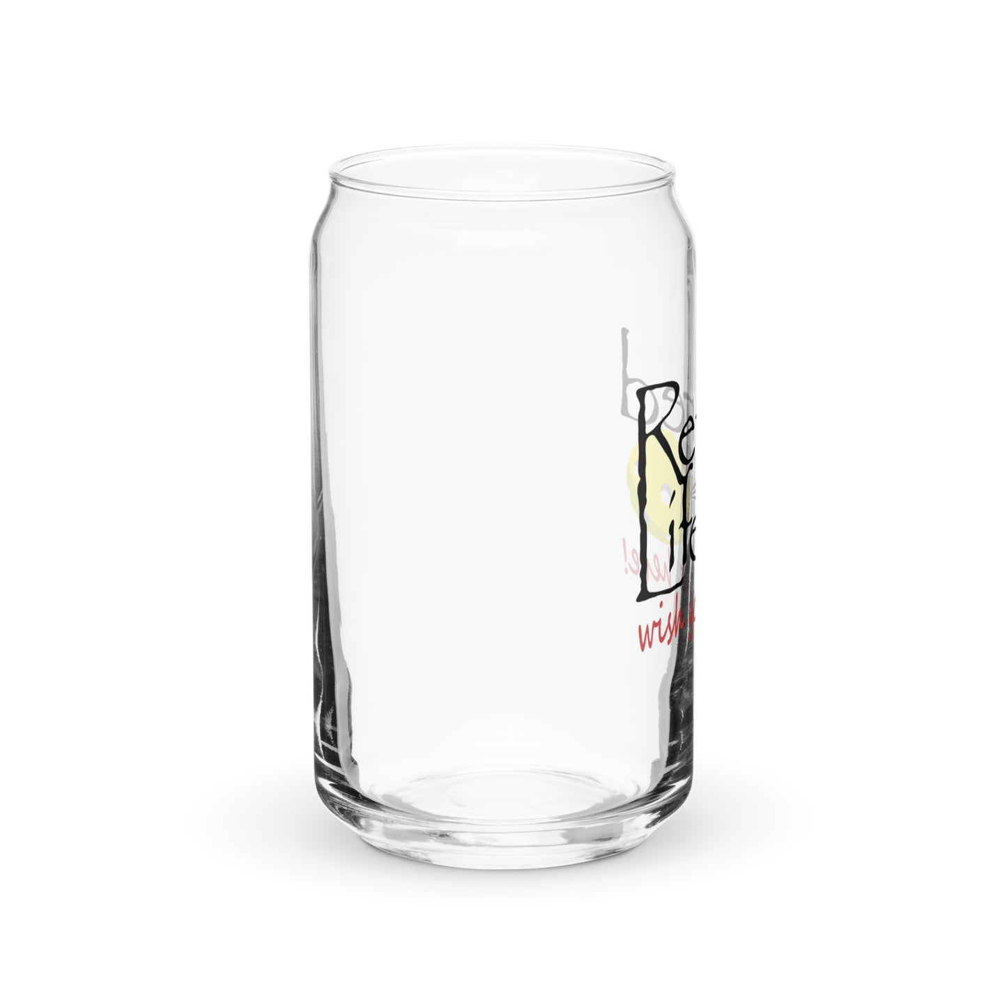 Can-shaped glass Pickleball