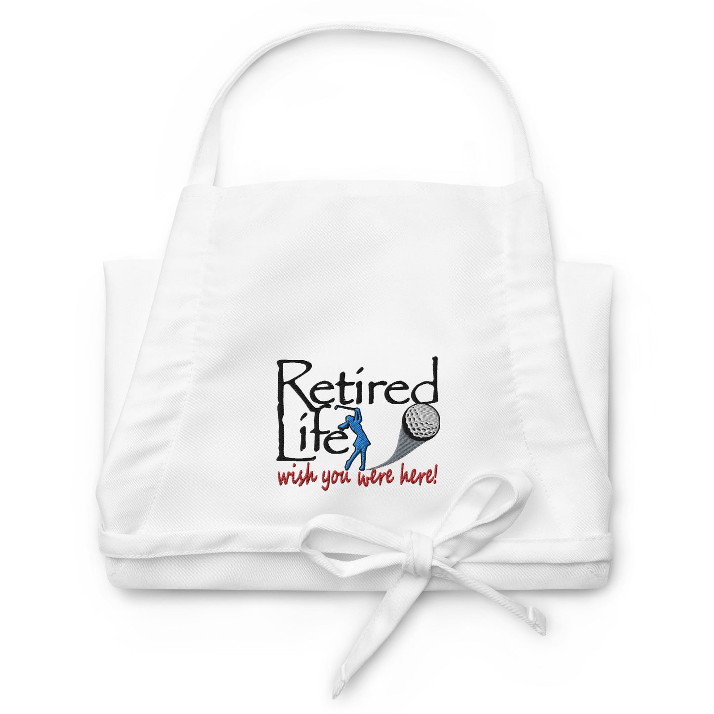 Embroidered Apron Lady Golfer