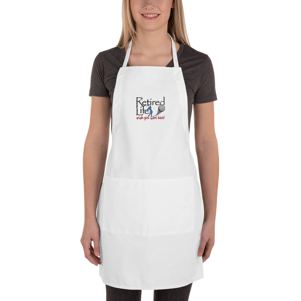Embroidered Apron Lady Golfer
