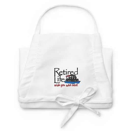 Embroidered Apron Pontoon Boat