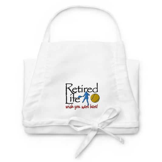 Embroidered Apron Lady Tennis