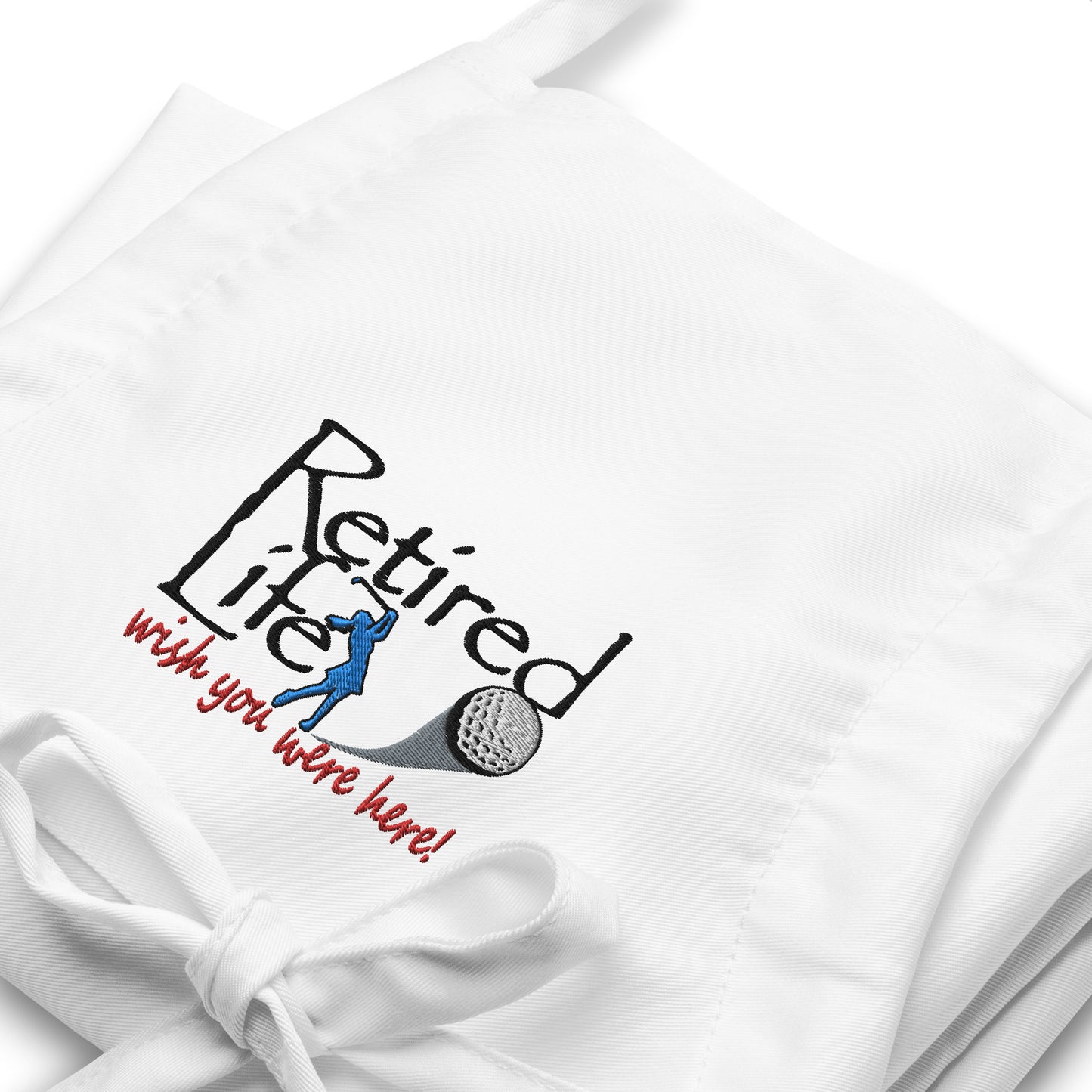Embroidered Apron Lady Golfer