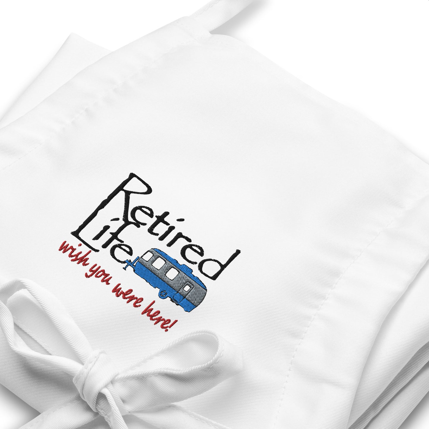Embroidered Apron Travel Trailer