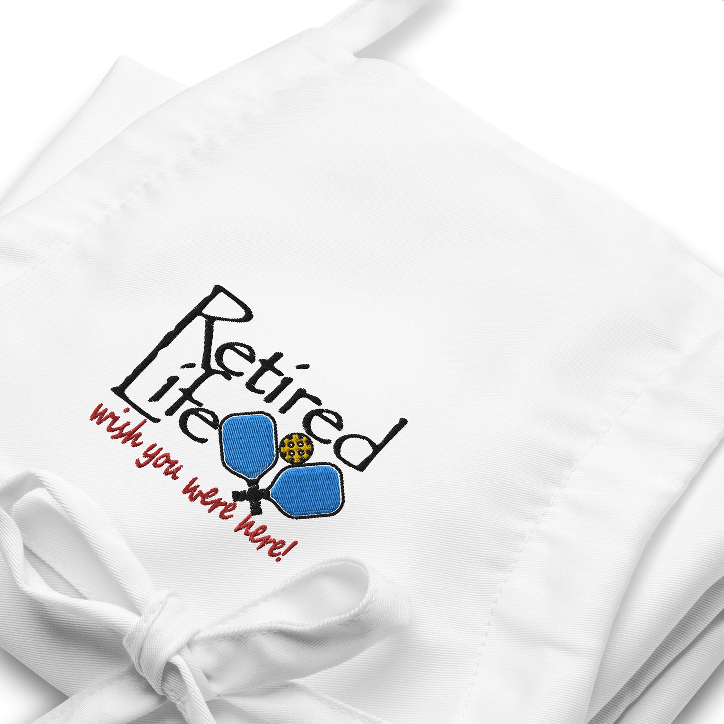 Embroidered Apron Pickleball Paddles