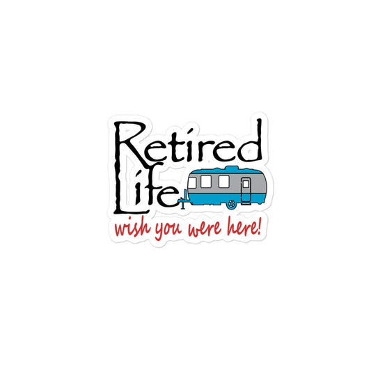 Bubble-free stickers Travel Trailer