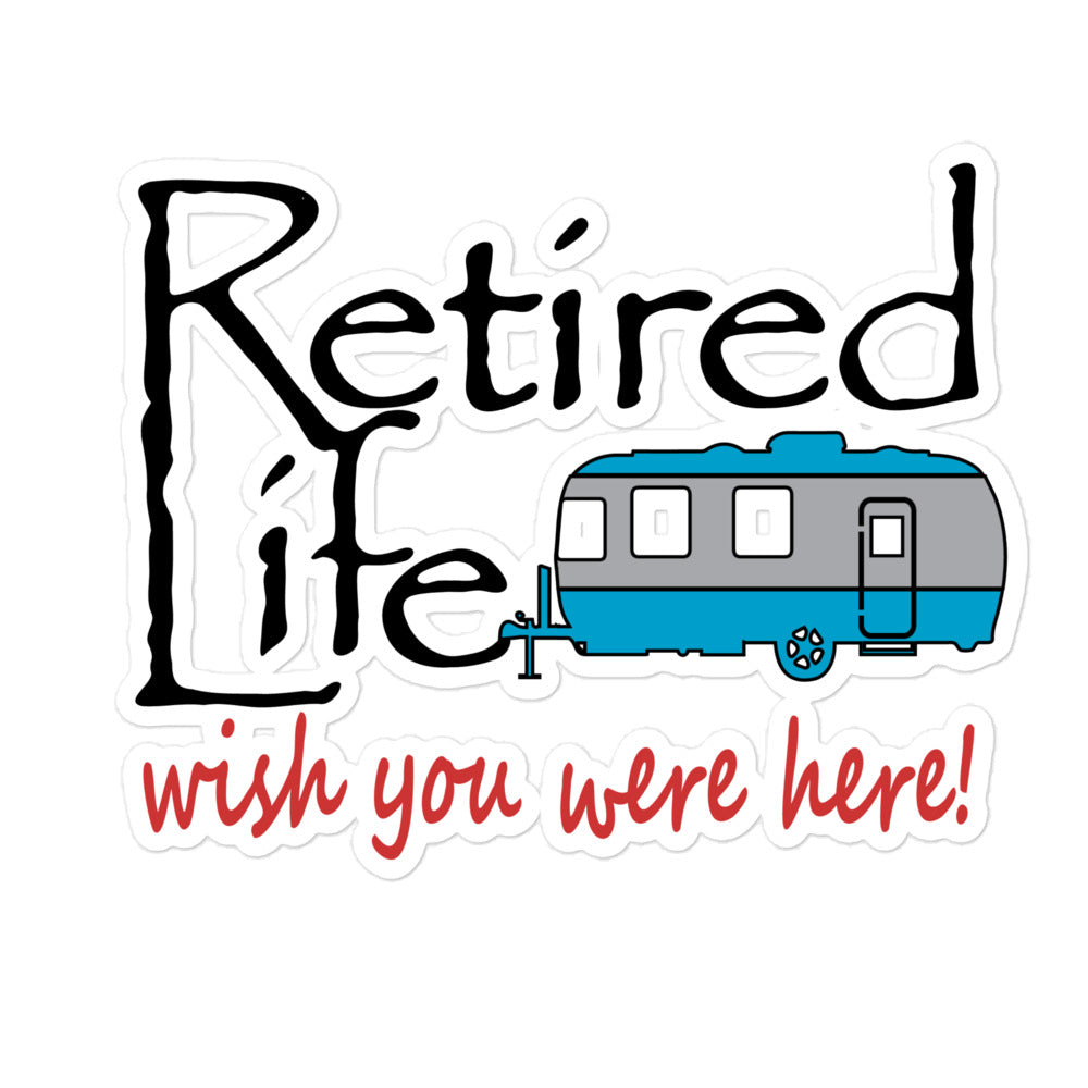 Bubble-free stickers Travel Trailer