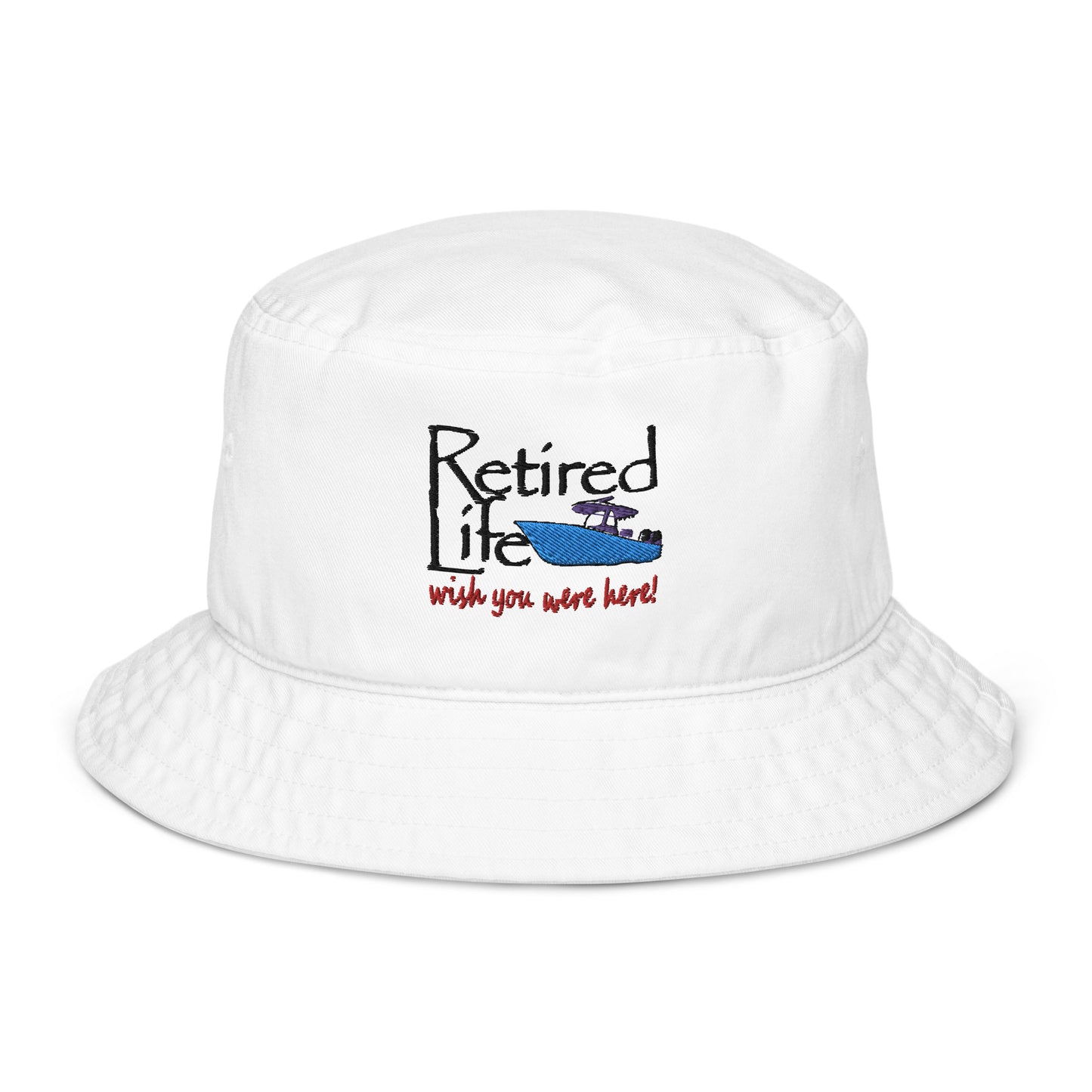 Organic bucket hat Center Console Boat