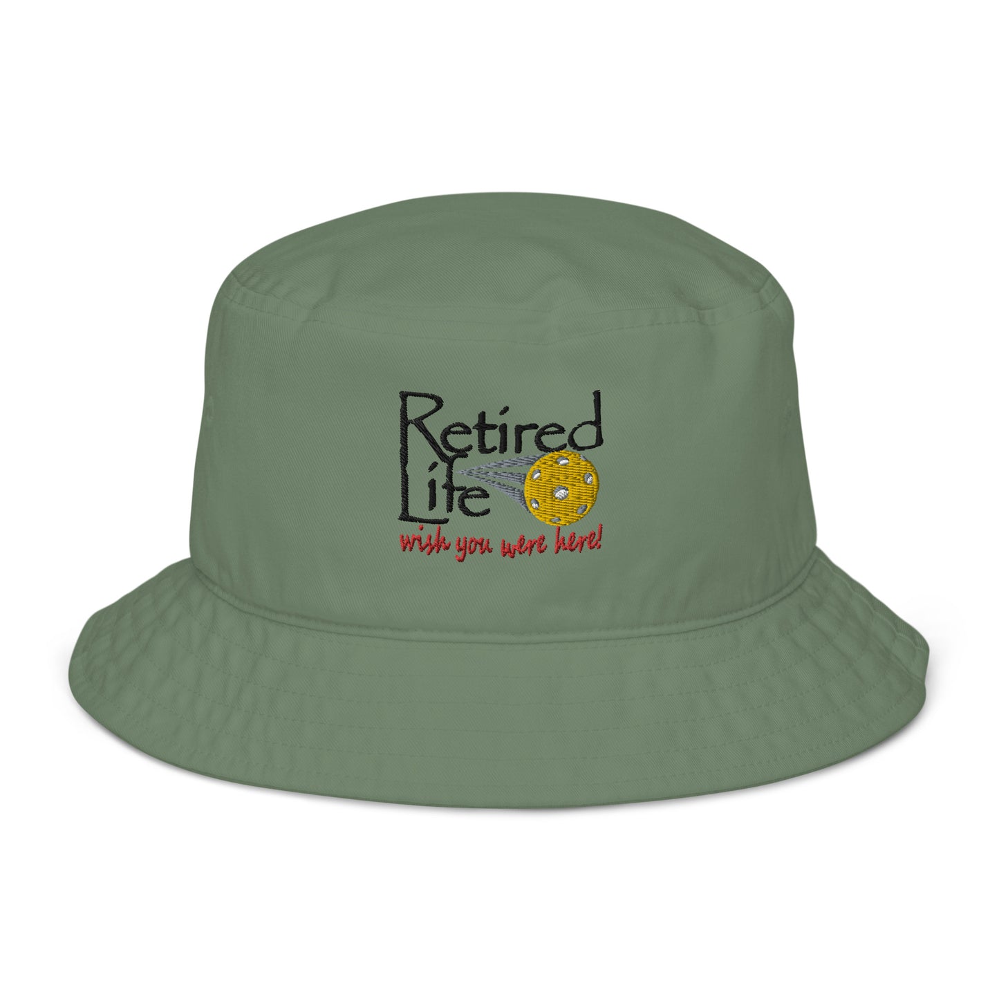 Organic bucket hat Pickleball