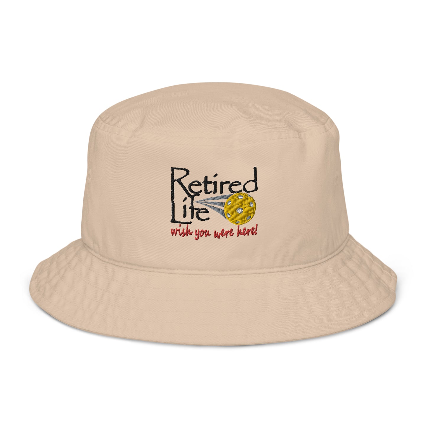 Organic bucket hat Pickleball