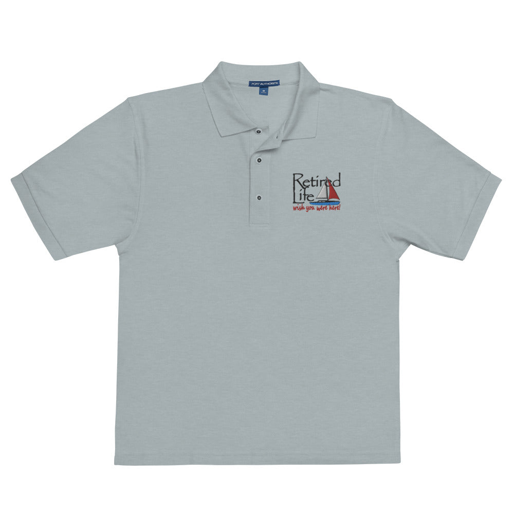 Men's Premium Polo Sailboat