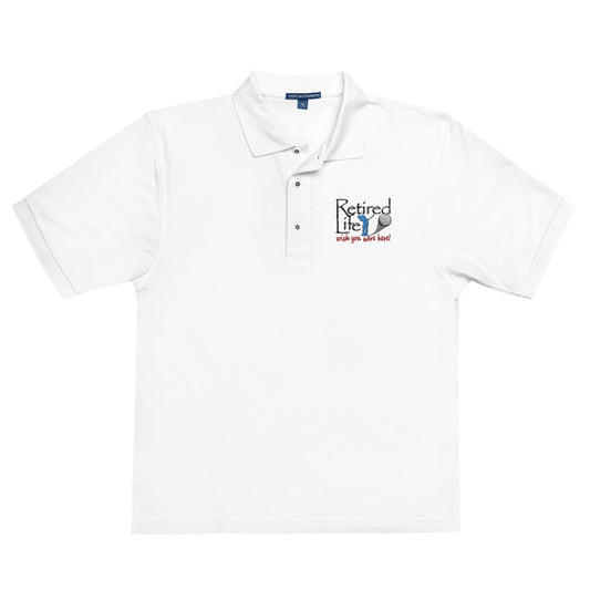 Men's Premium Polo Man Golfer