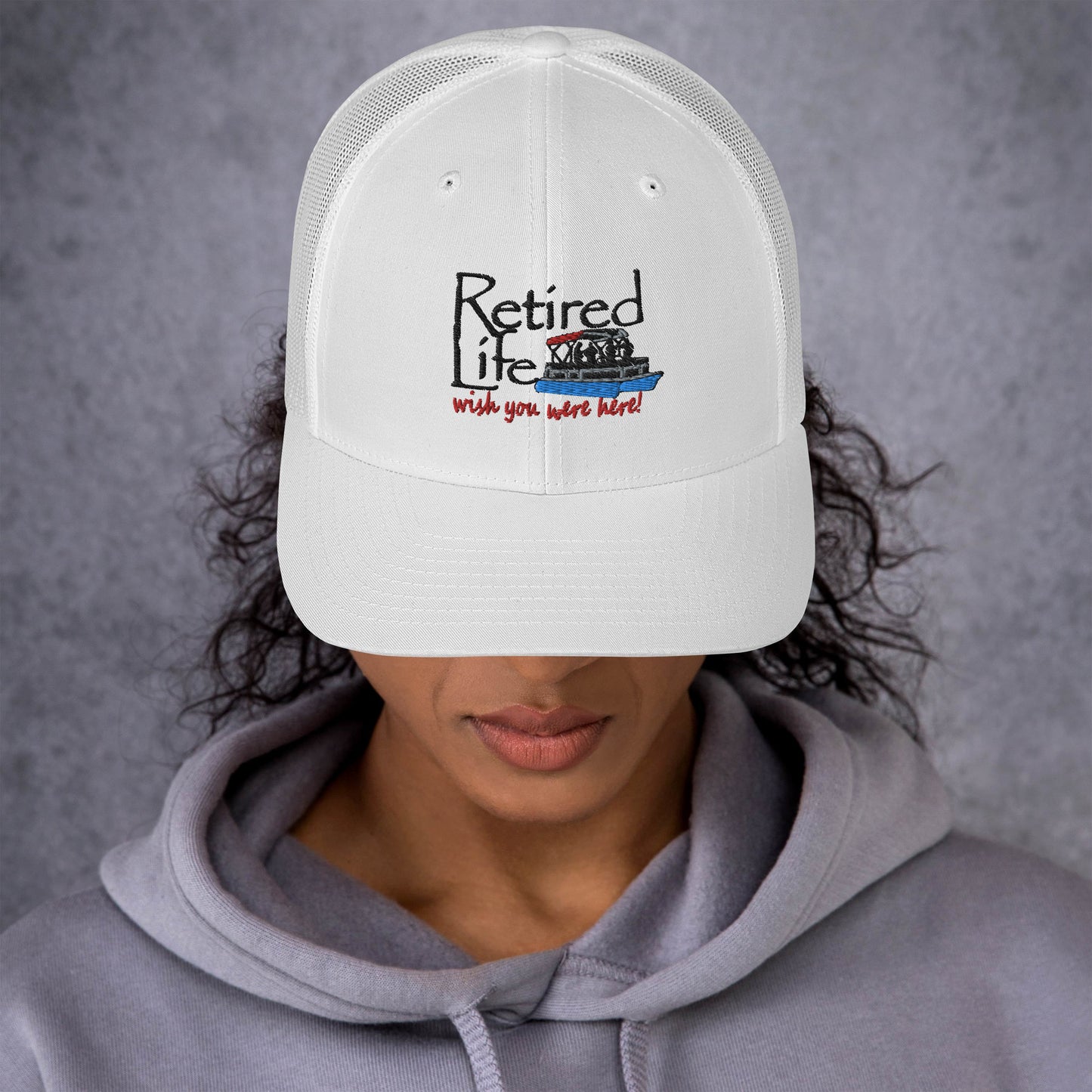 Trucker Cap Pontoon Boat