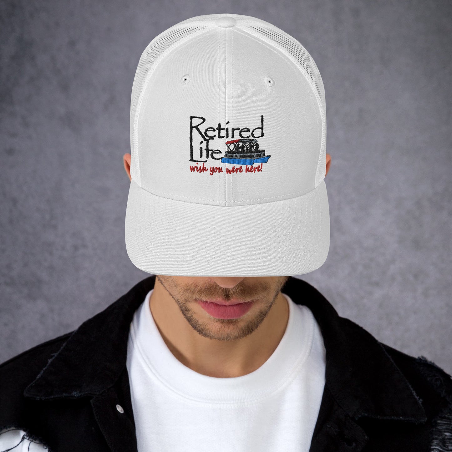 Trucker Cap Pontoon Boat