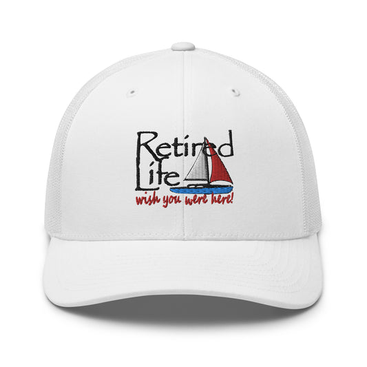 Trucker Cap Sailboat
