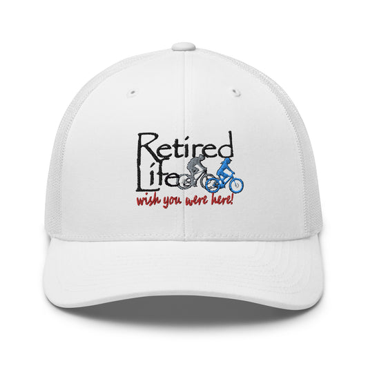 Trucker Cap Mountain Bike Couple