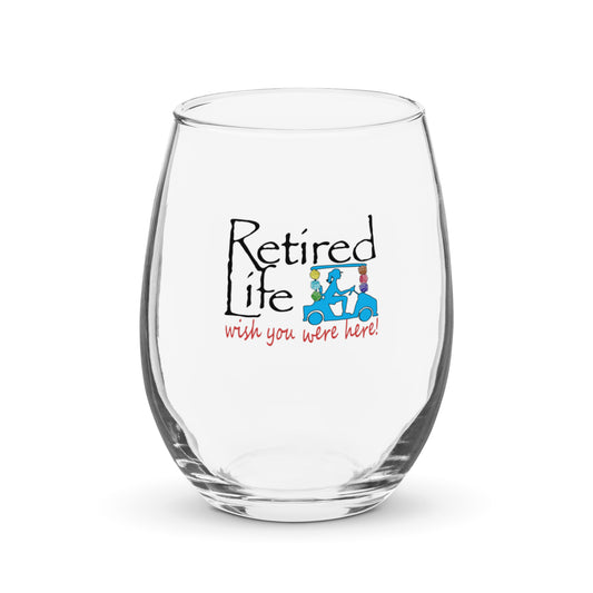 Stemless wine glass Cart - Loofahs