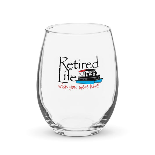 Stemless wine glass Pontoon Boat