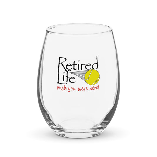 Stemless wine glass Tennis