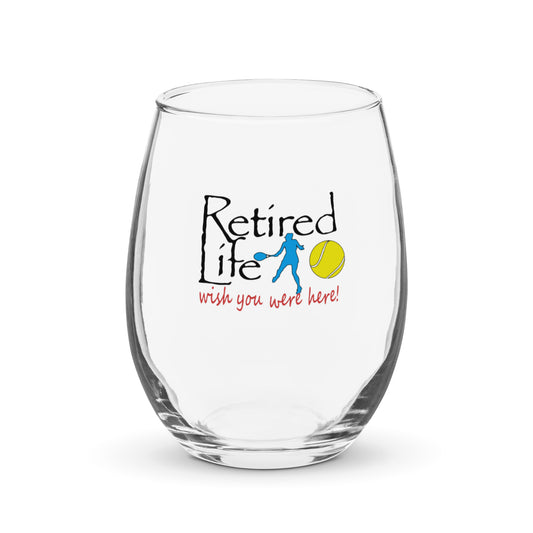 Stemless wine glass Lady Tennis