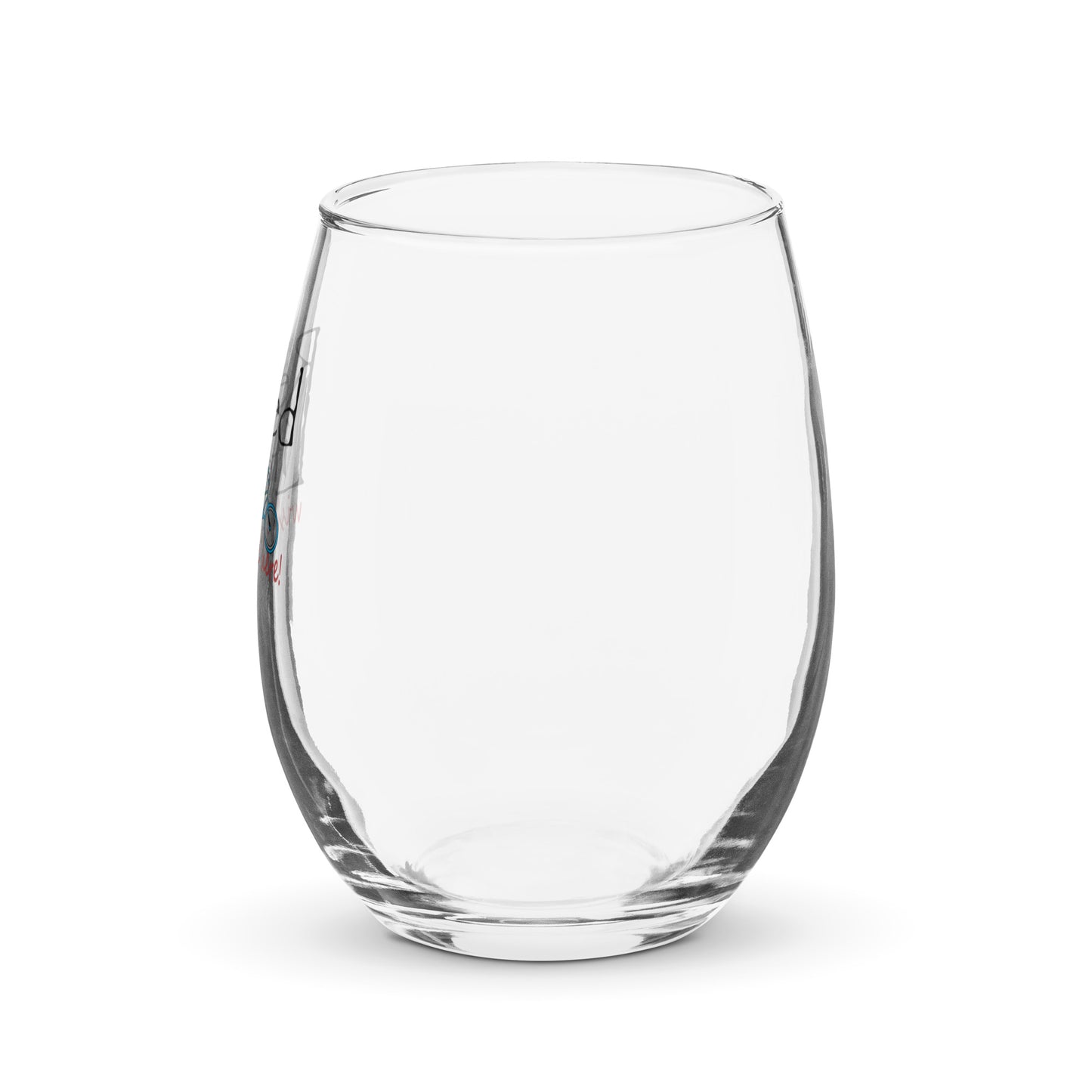 Stemless wine glass Beach Cruiser Lady