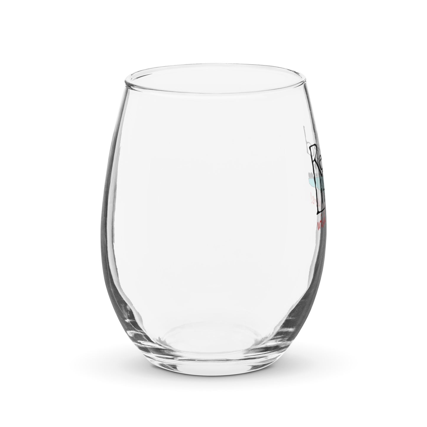 Stemless wine glass Center Console Boat