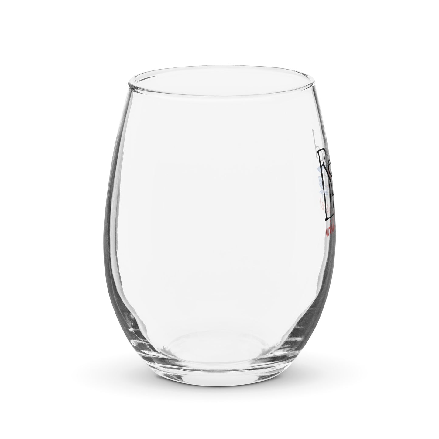 Stemless wine glass Beach
