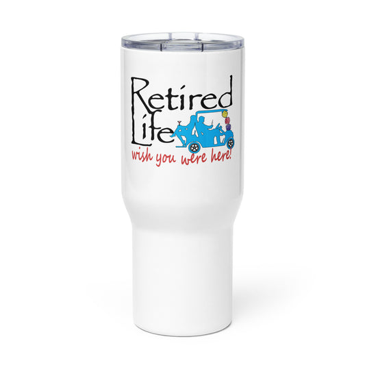 Travel mug with a handle Cart - Loofahs Couple