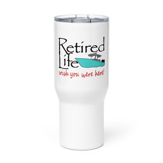 Travel mug with a handle Center Console Boat