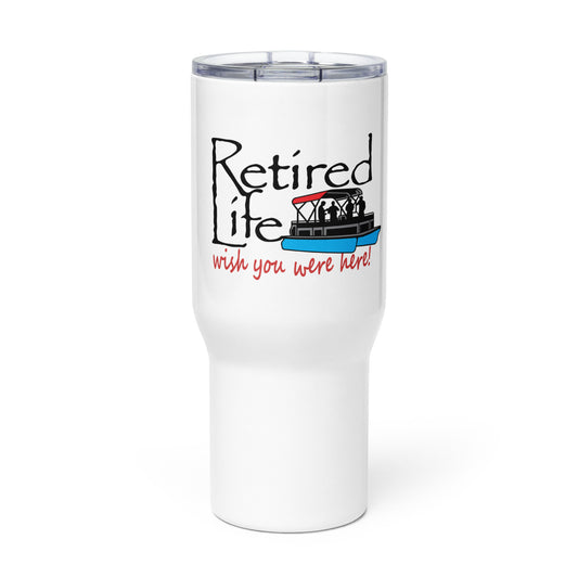 Travel mug with a handle Pontoon Boat