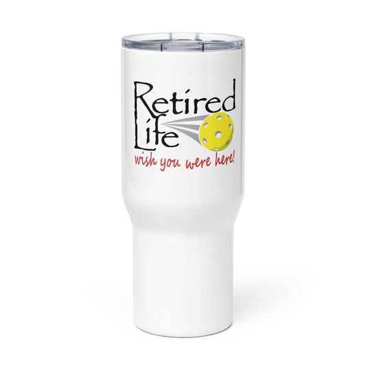 Travel mug with a handle Pickleball